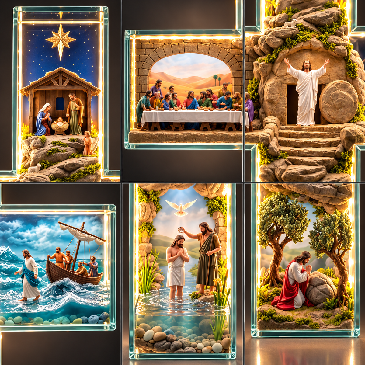 The six scenes